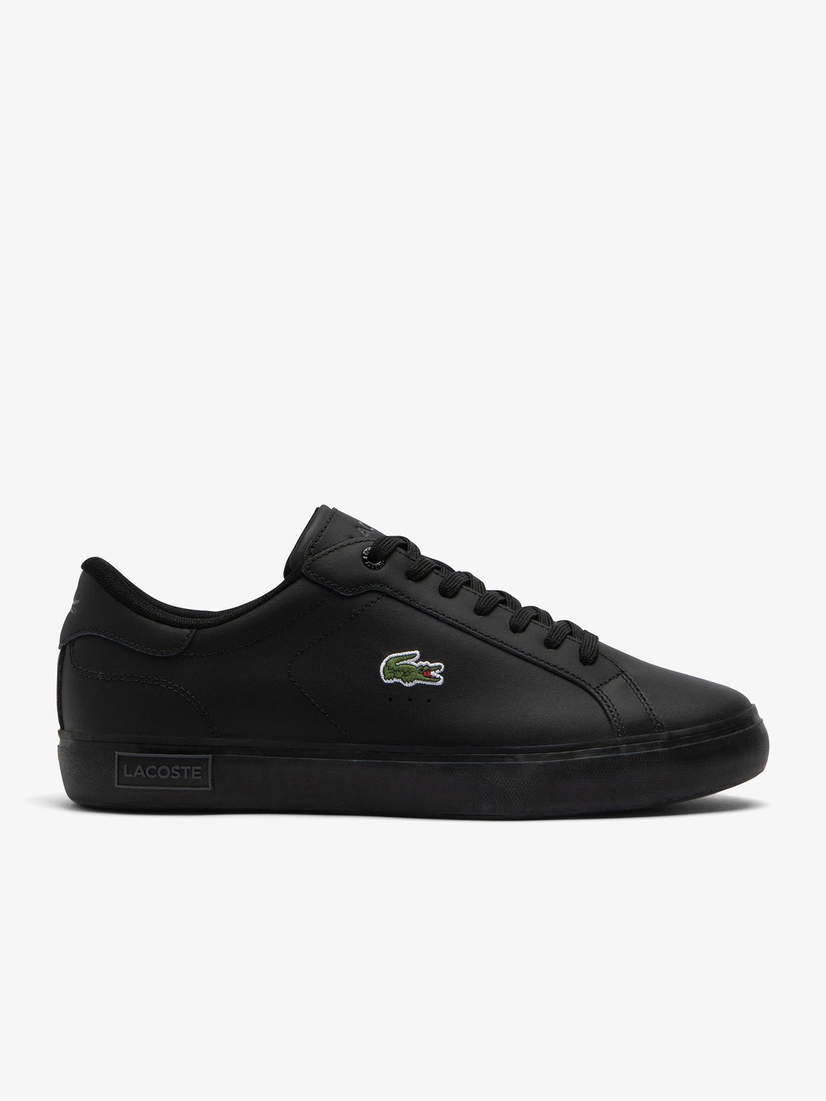 Men's Powercourt Leather Sneakers Black | Lacoste Australia