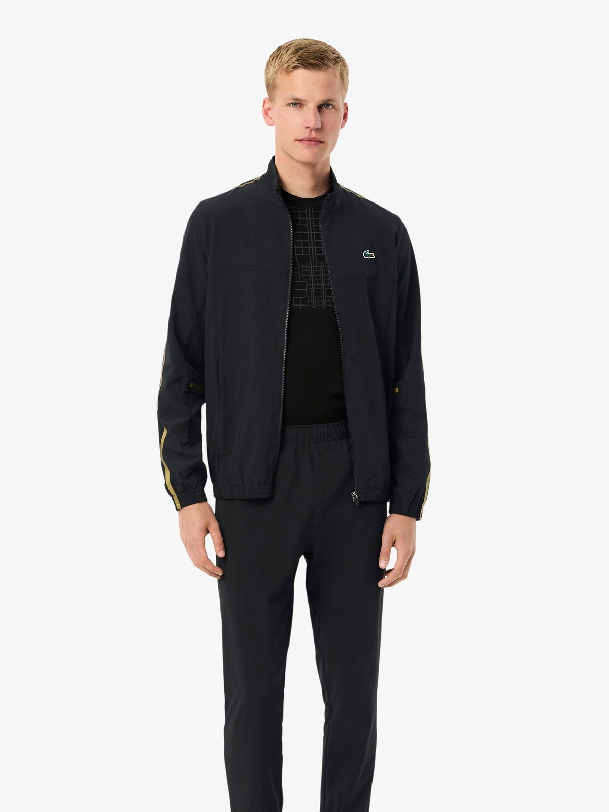Lacoste Tennis x Novak Djokovic Tracksuit BLACK | Lacoste Australia