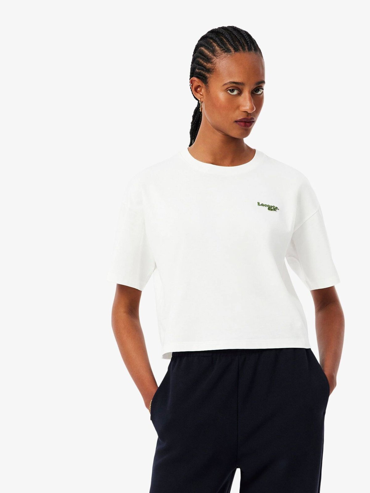 Lacoste Casual Cotton Jersey T-shirt White | Lacoste Australia