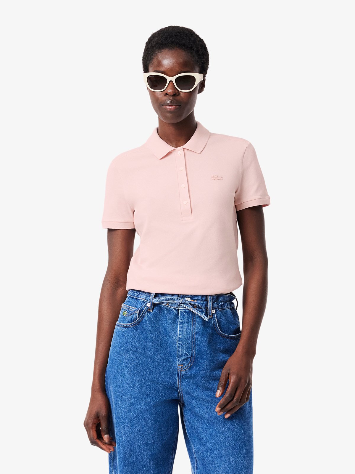 L.12.D Slim Fit Stretch Petit Piqué Polo Shirt Nidus | Lacoste