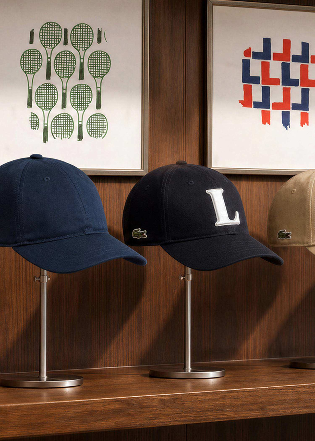 Mens Hats on stand