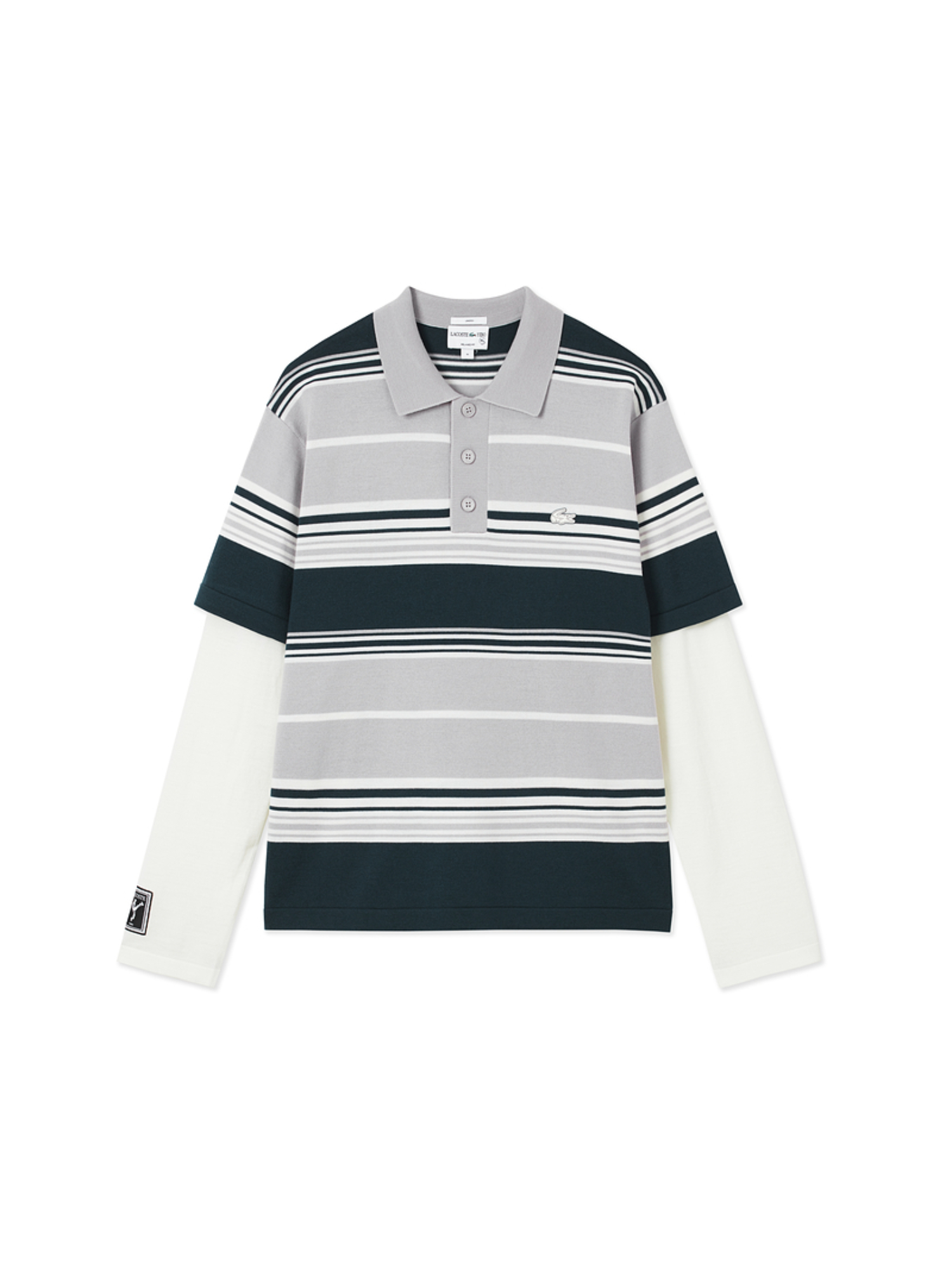 Lacoste X Wang Yibo Merino Wool Polo Sweater