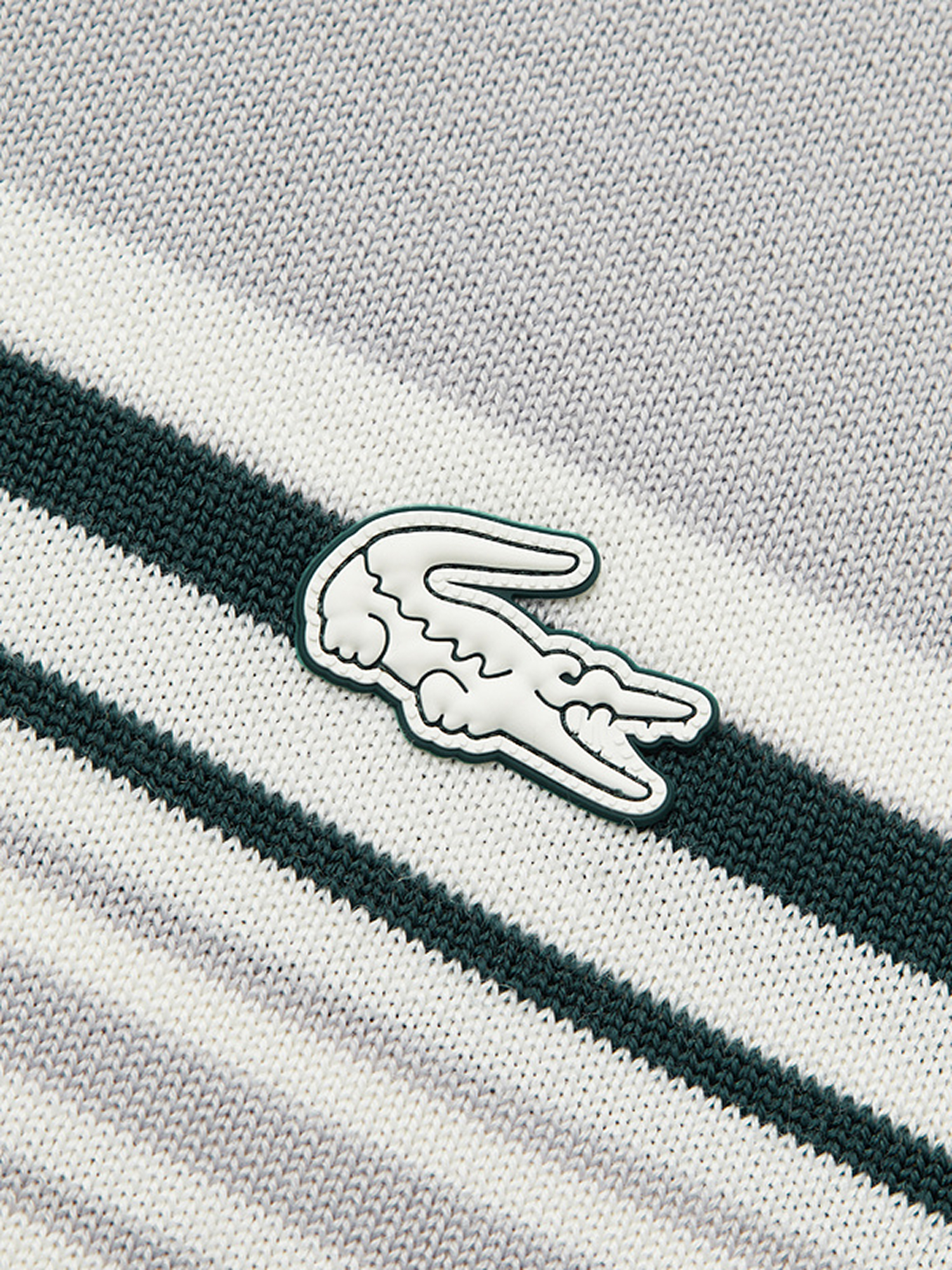 Lacoste X Wang Yibo Merino Wool Polo Sweater