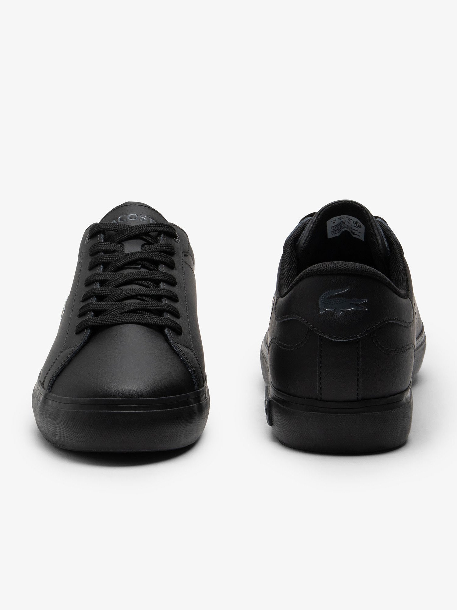 Men s Powercourt Leather Sneakers Black Lacoste Australia Men s Powercourt Leather Sneakers Black Lacoste Australia