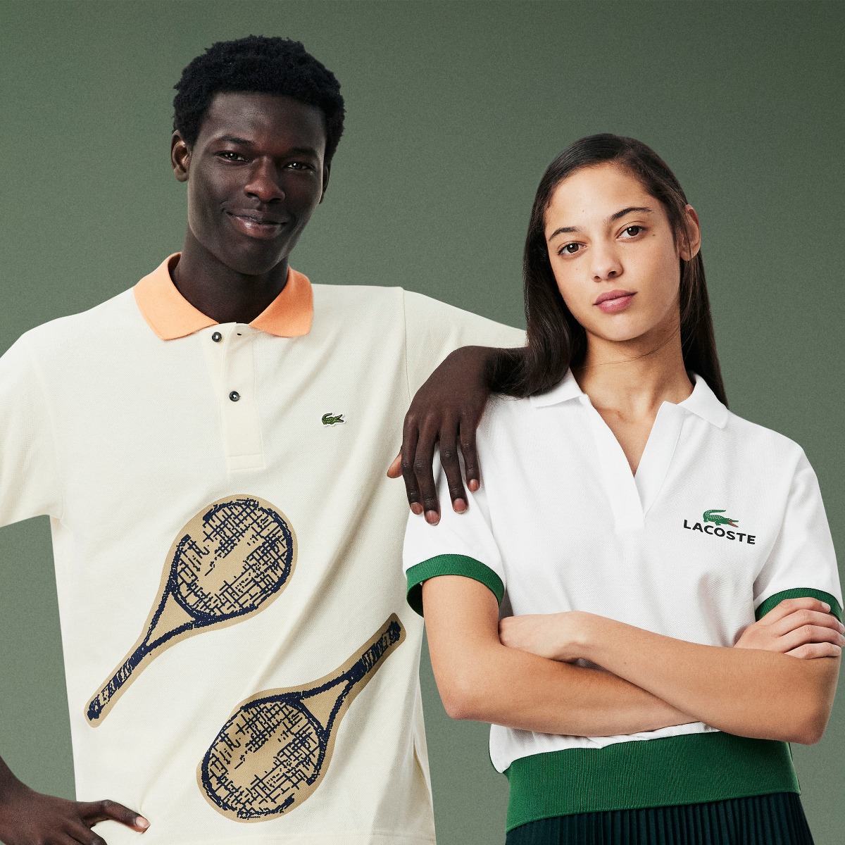 THE TWO FIRST-EVER POLO SHIRTS DESIGNED BY MEMBERS