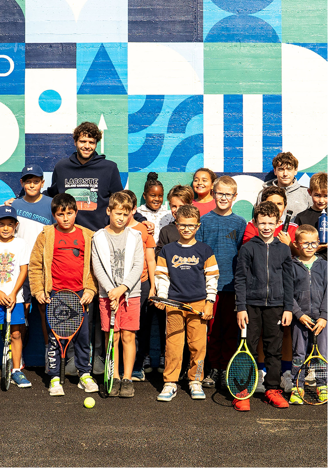 Lacoste Tennis Wall group shot
