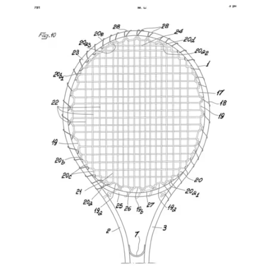 close up racket sketch