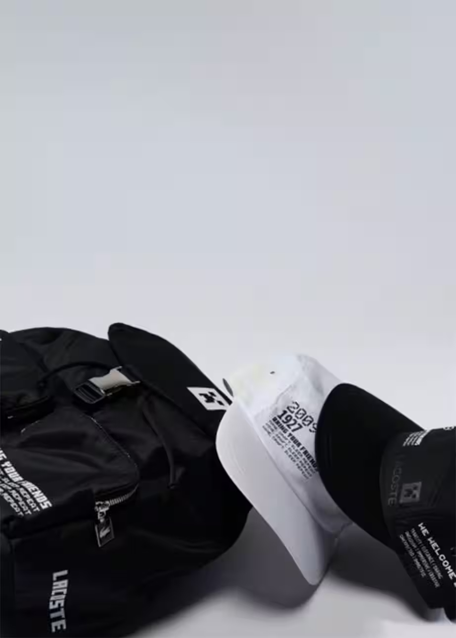 Lacoste X Minecraft caps