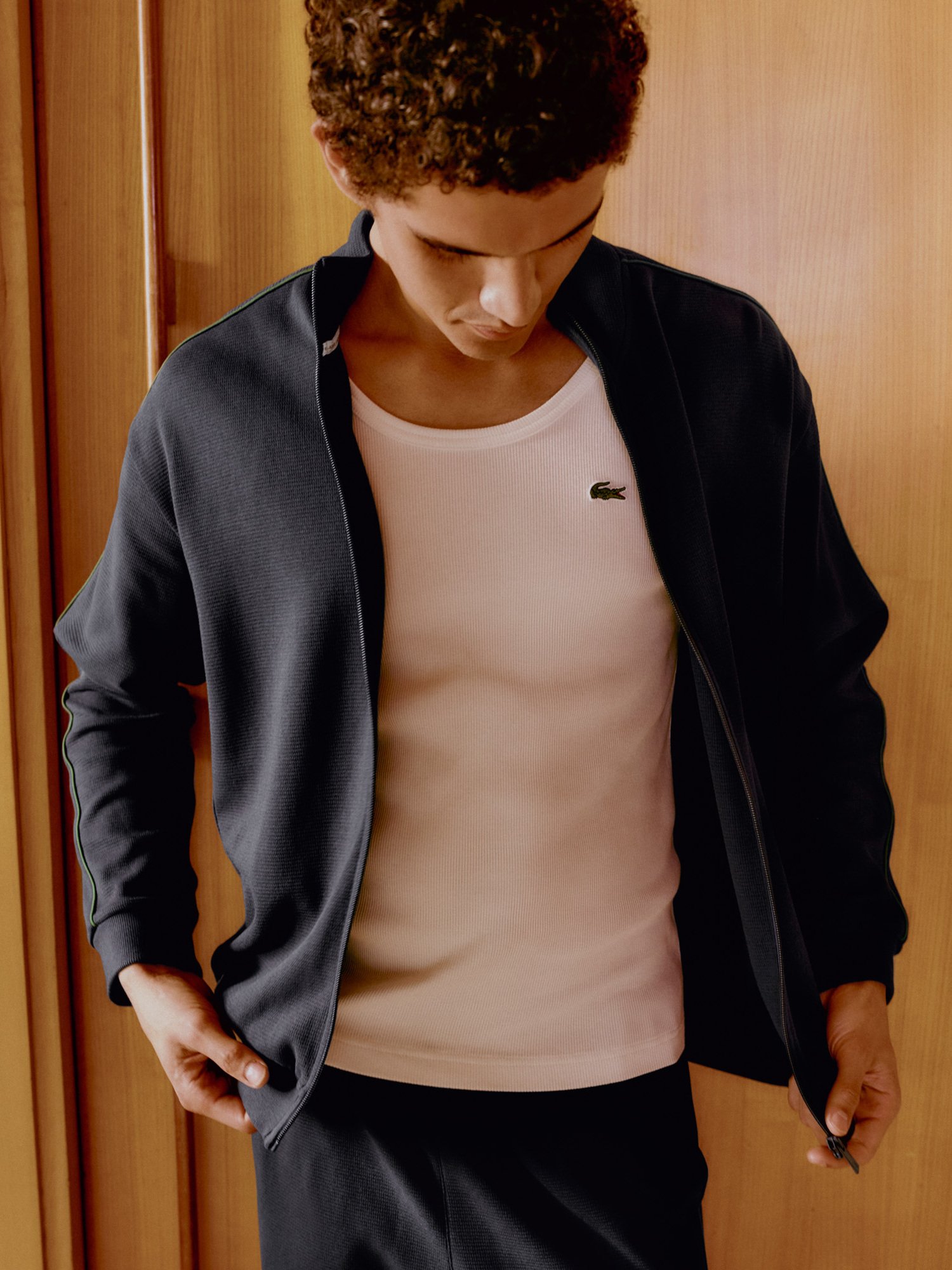 メンズウェア LACOSTE LACOSTE（ラコステ） トレーナー メンズ SH6938 スタンド カラー