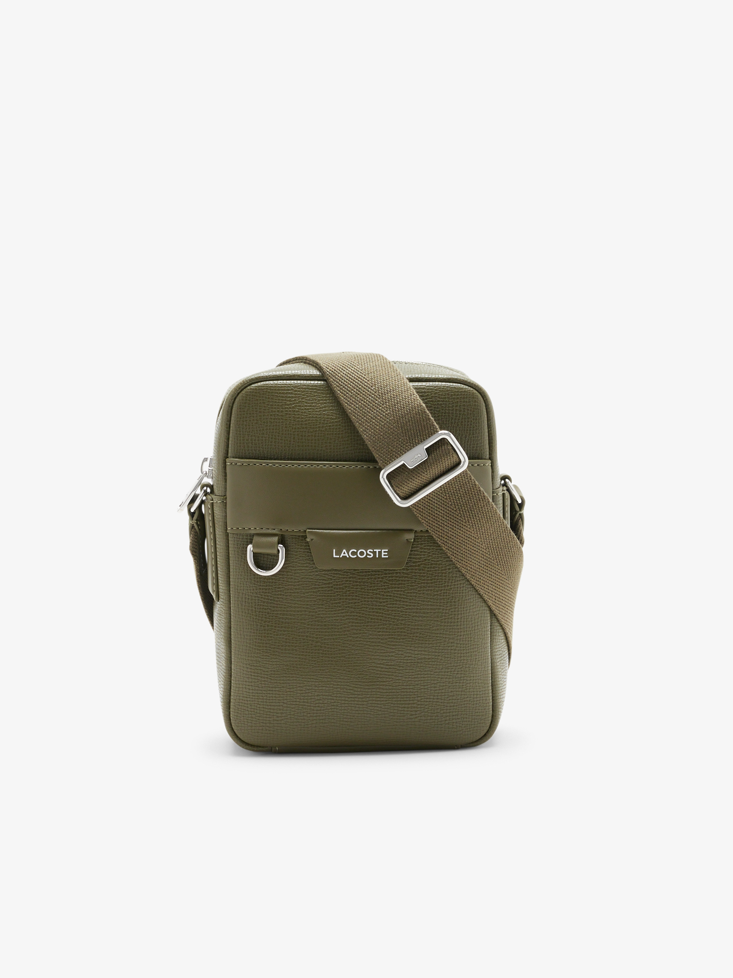 Ossian Leather Satchel Ivy Green | Lacoste Australia
