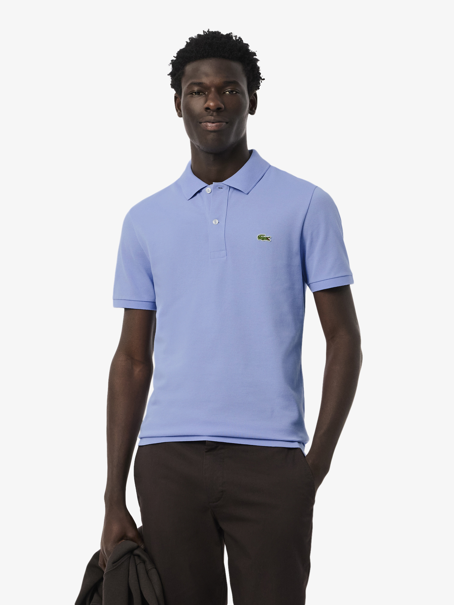 LIDNM Te/Ca Milled Light Polo Mサイズ Lacoste Slim Fit L.12.12 Piqué Polo Shirt Delphinium | Lacoste