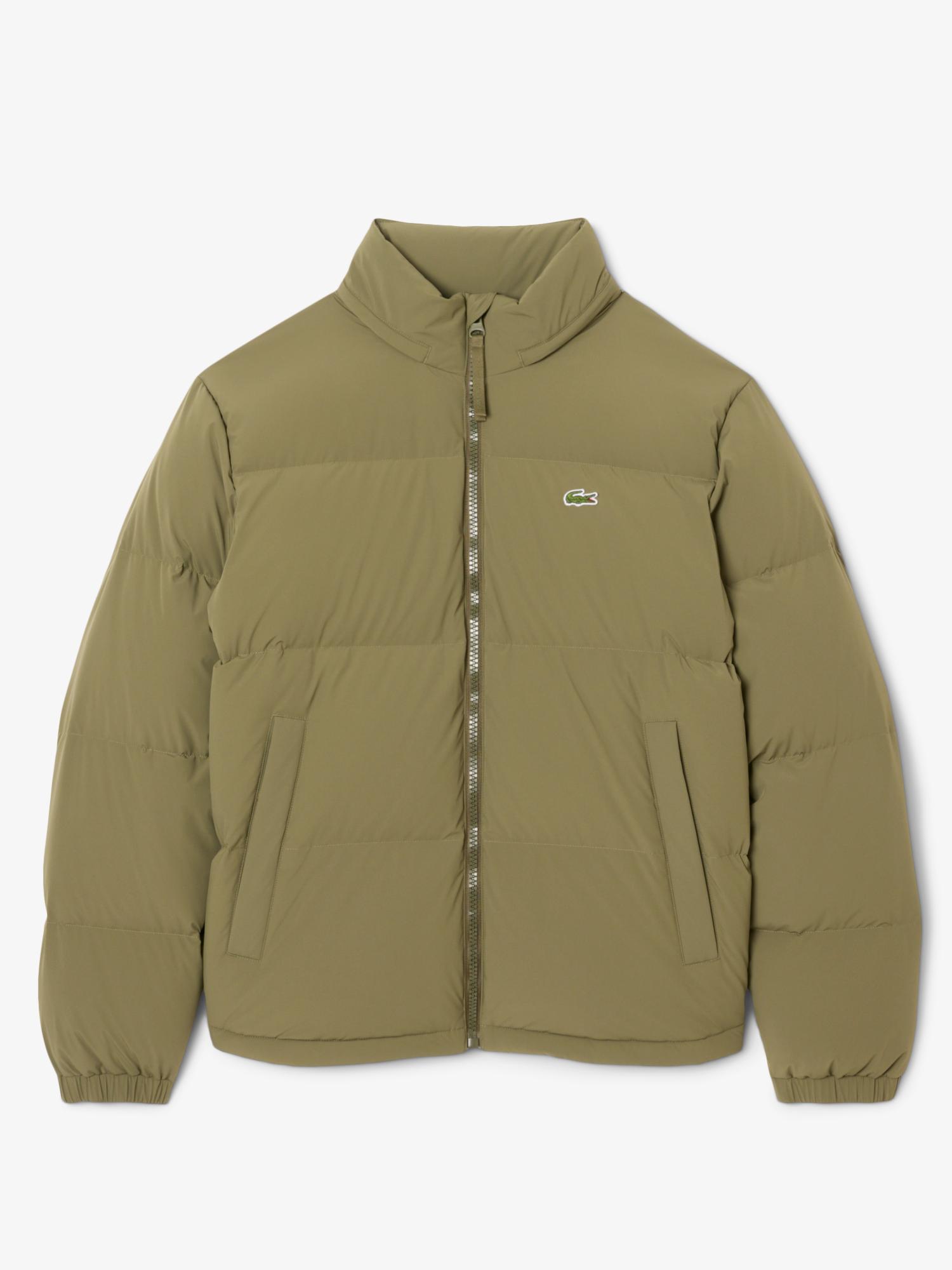 Water-Repellent Hooded Down Jacket Olive | Lacoste Australia