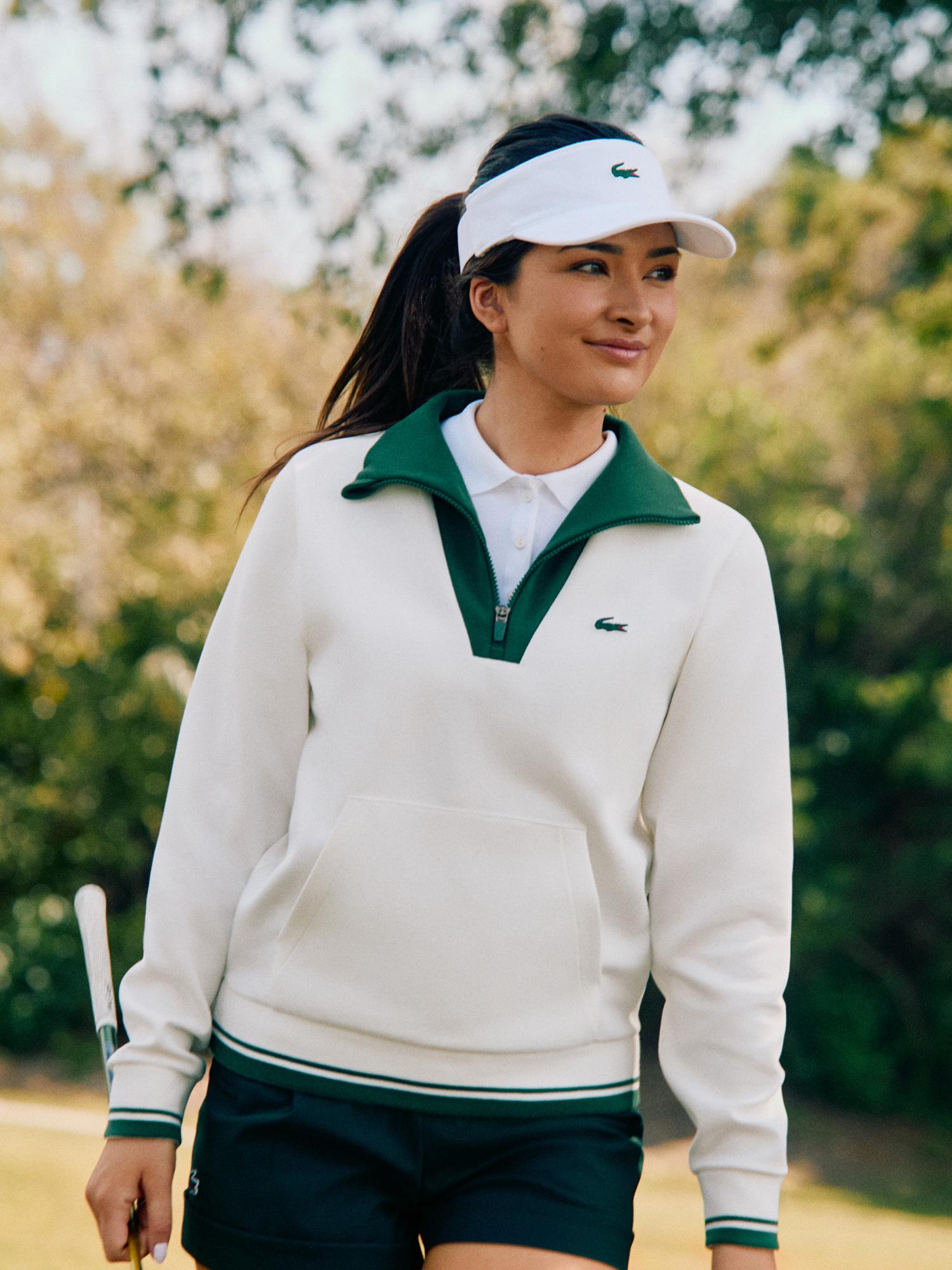 Tennis Heritage UV Protect Sweatshirt Flour/Green | Lacoste Australia