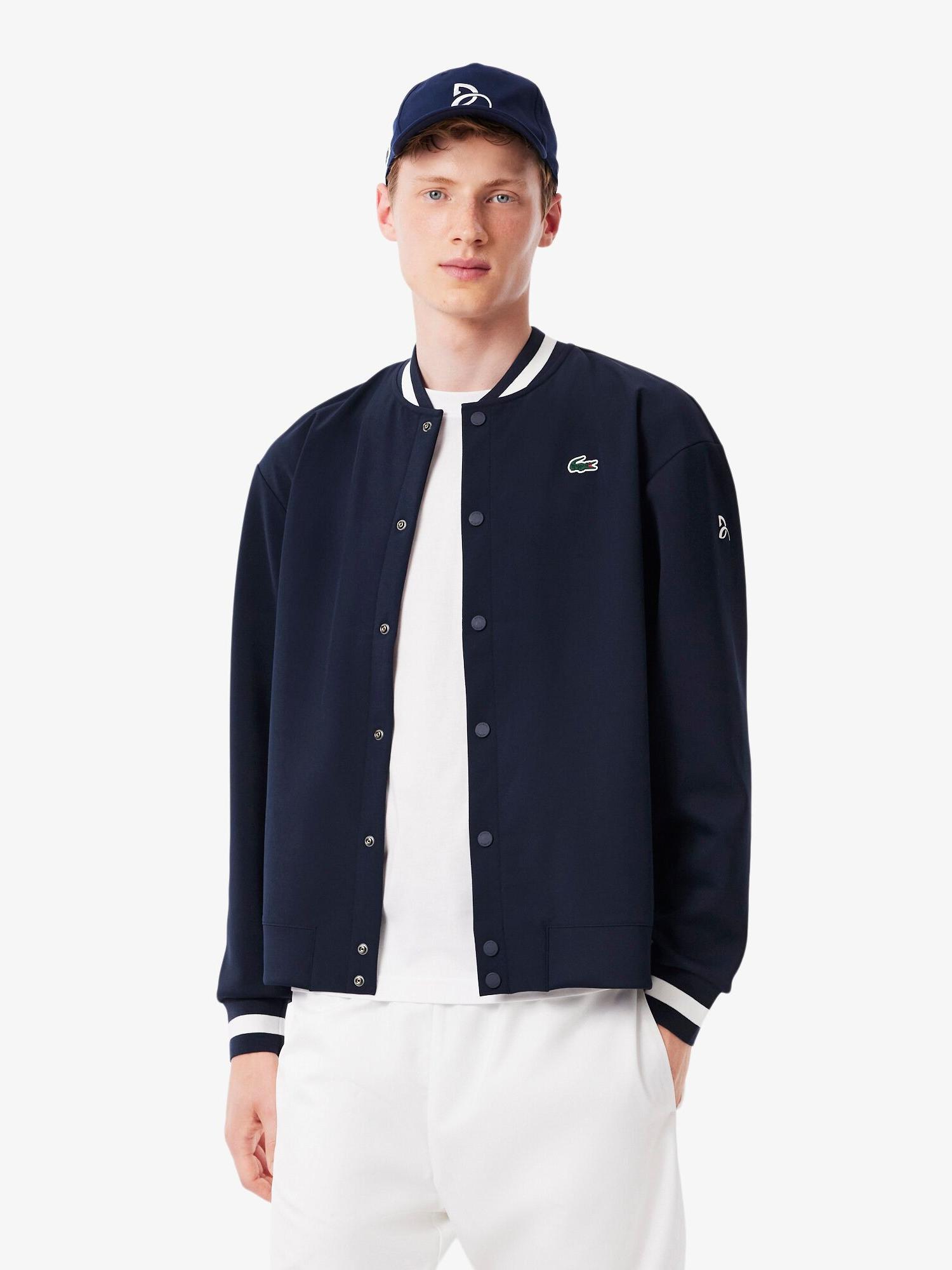 Lacoste Lacoste Tennis x Novak Djokovic Jacket Navy / Flour