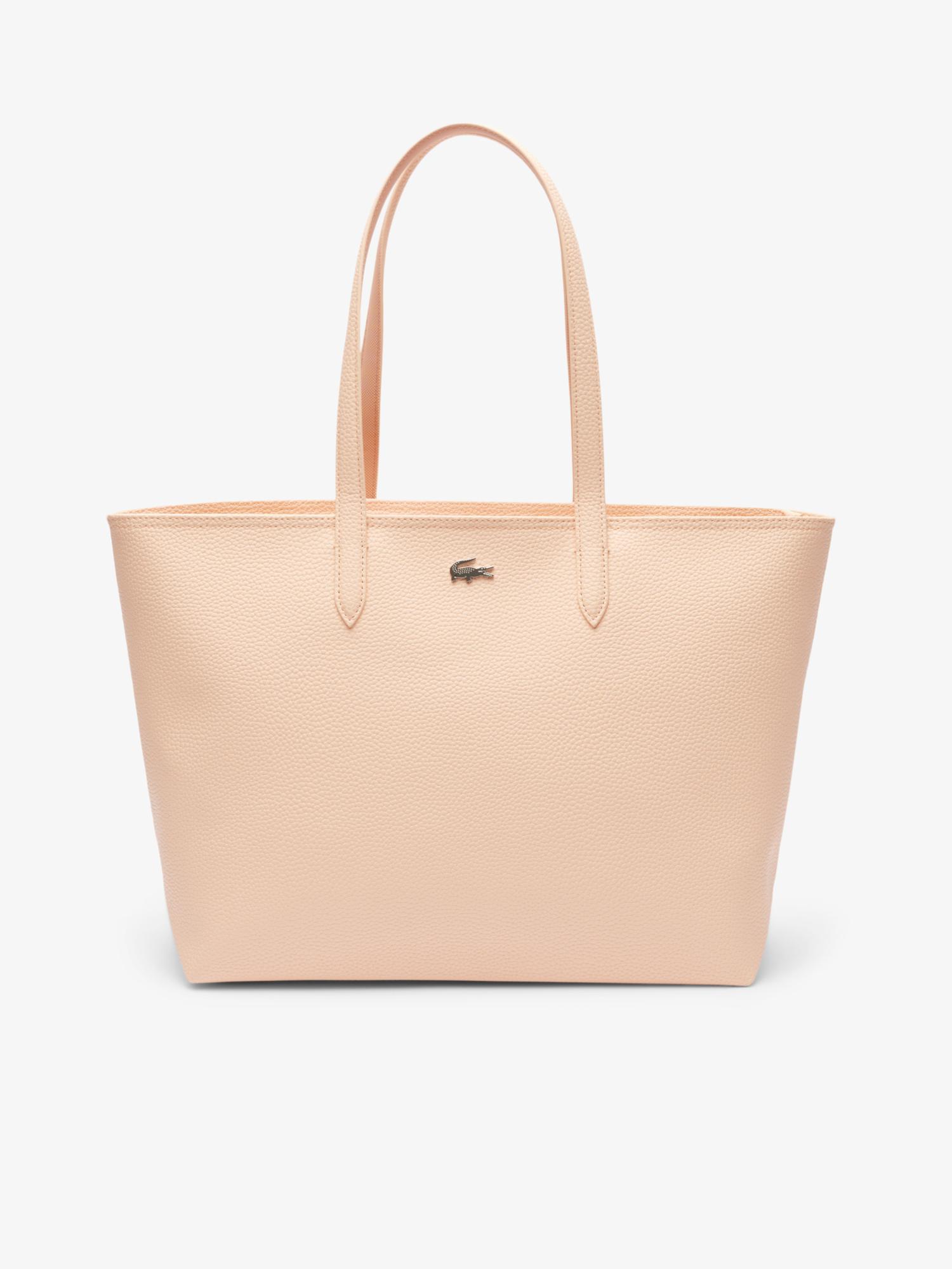anna  Lacoste Anna Zipped Tote Angora Latte | Lacoste Australia