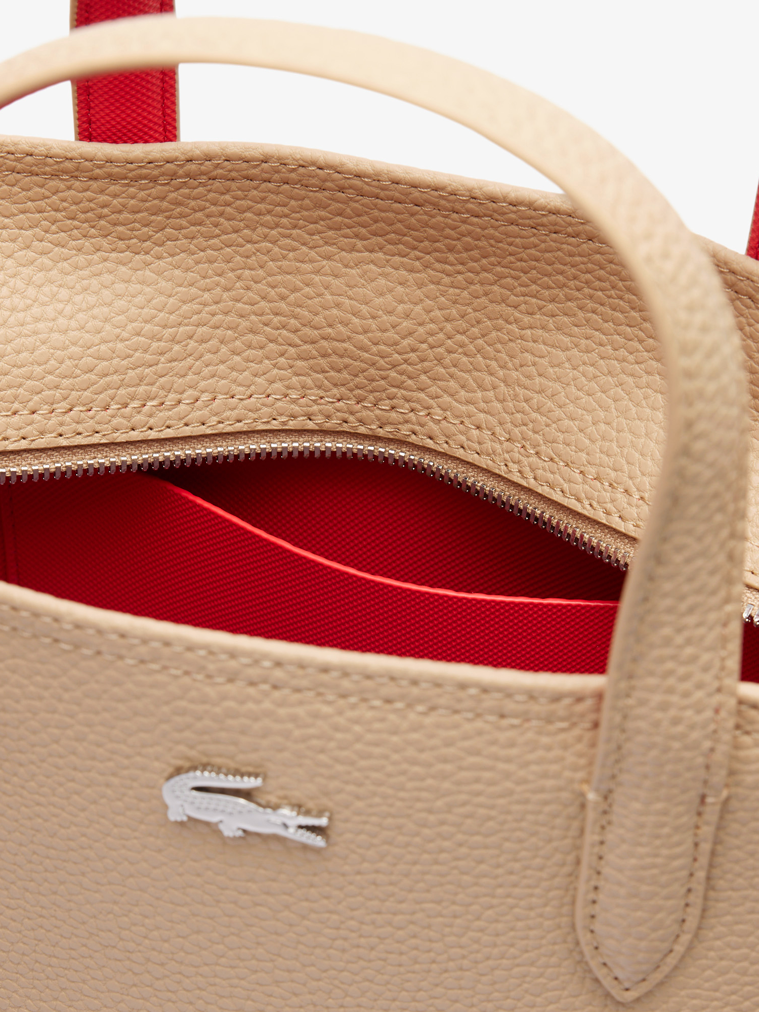 anna  Anna Vertical Reversible Tote Viennois Grenadine | Lacoste Australia