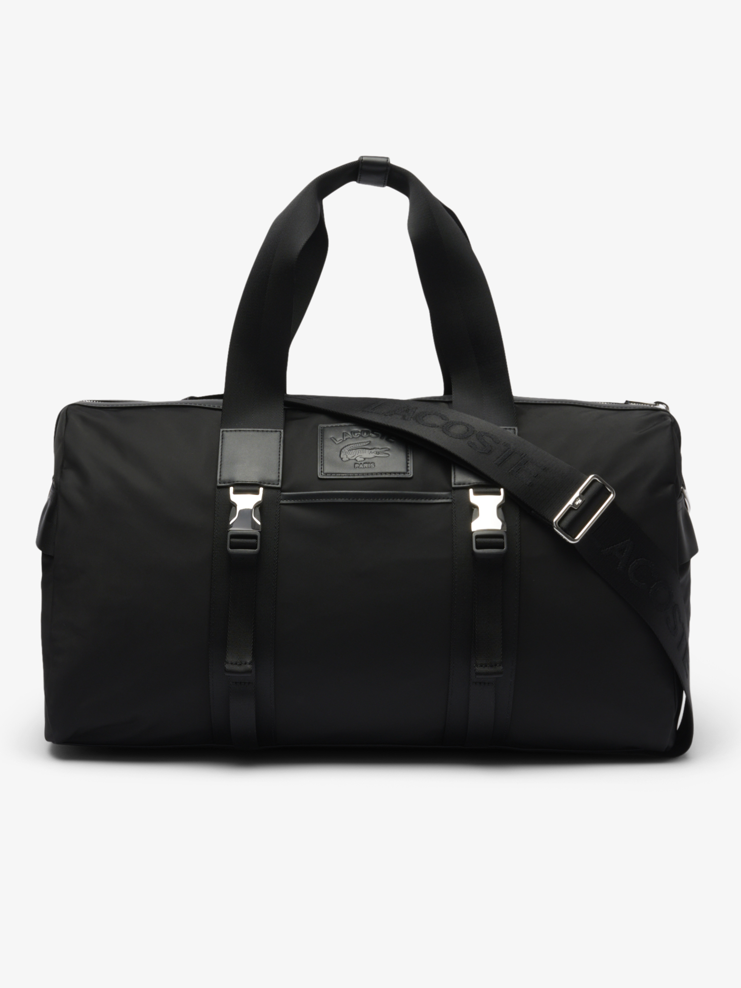 LACOSTE Leather Boston Bag レザー ボストンバッグ Lacoste Large Lacoste Classic Boston Bag Noir | Lacoste Australia