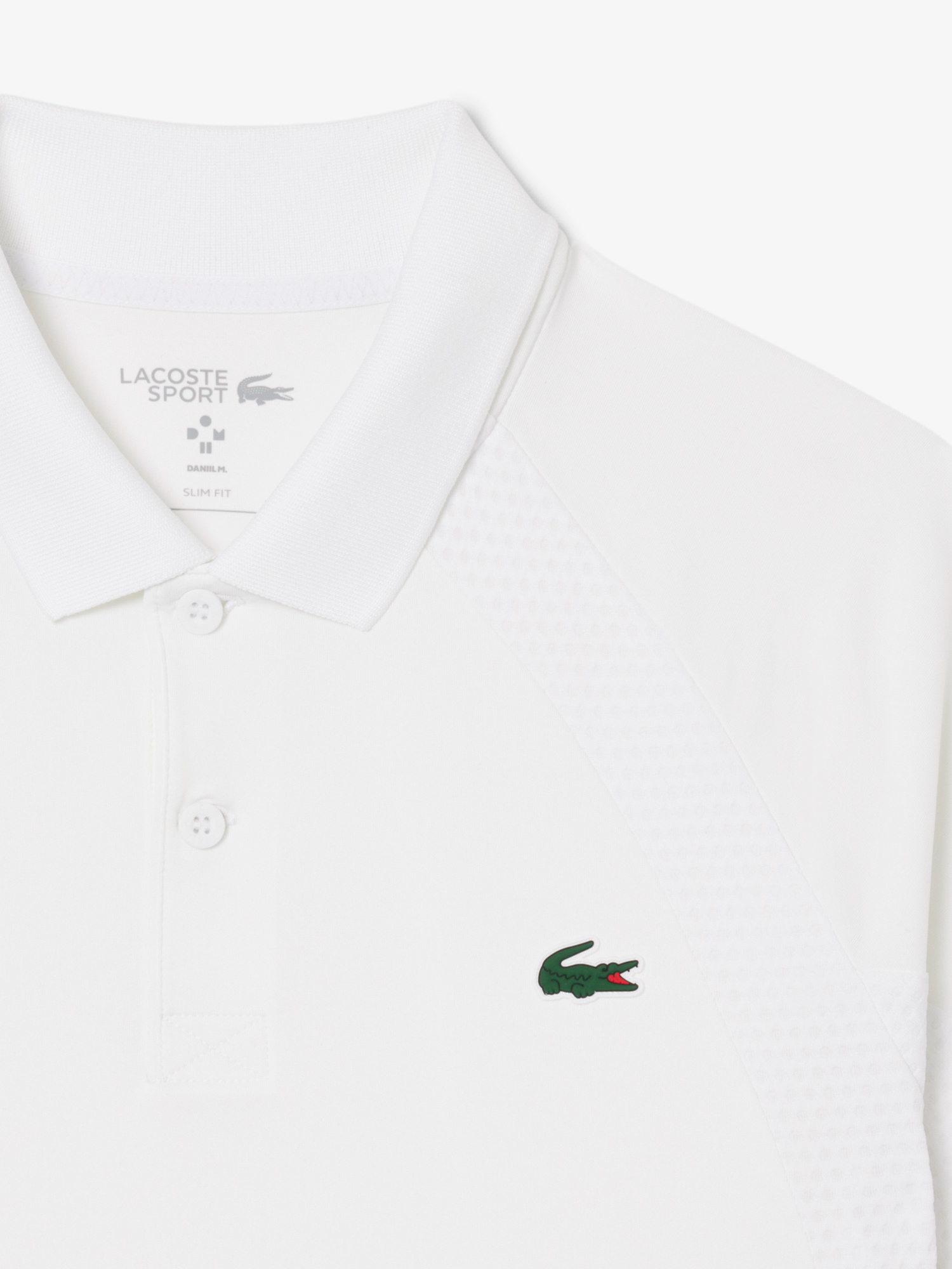 Lacoste Tennis x Daniil Medvedev Polo Shirt White/White | Lacoste