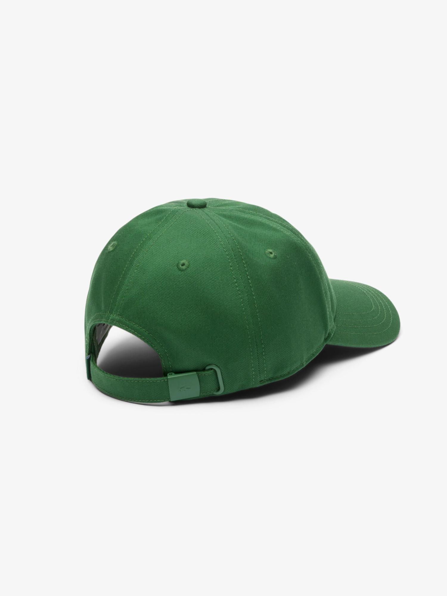 Cotton Twill Cap Green | Lacoste Australia