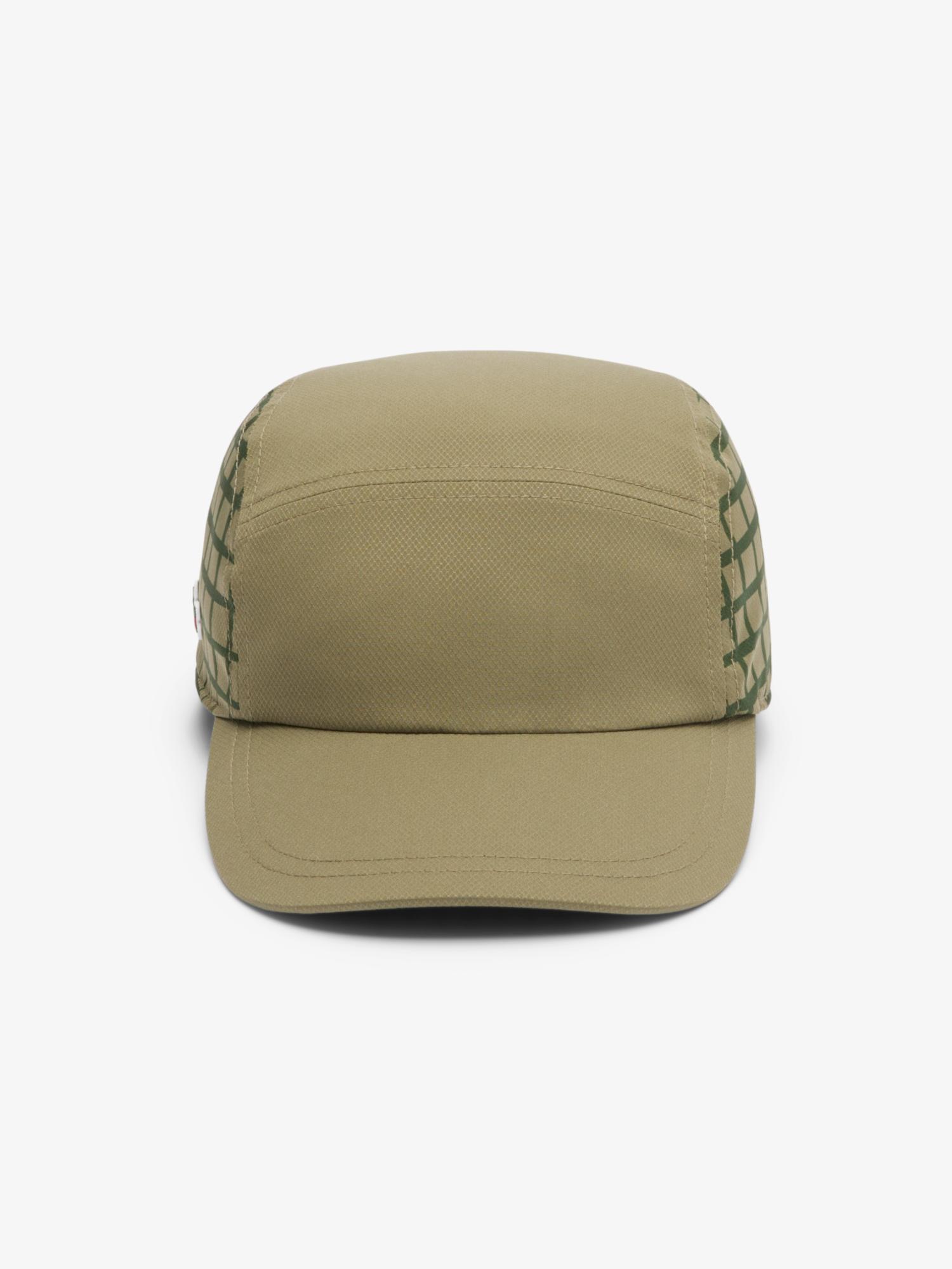 Graphic Print Tennis Cap Olive | Lacoste Australia