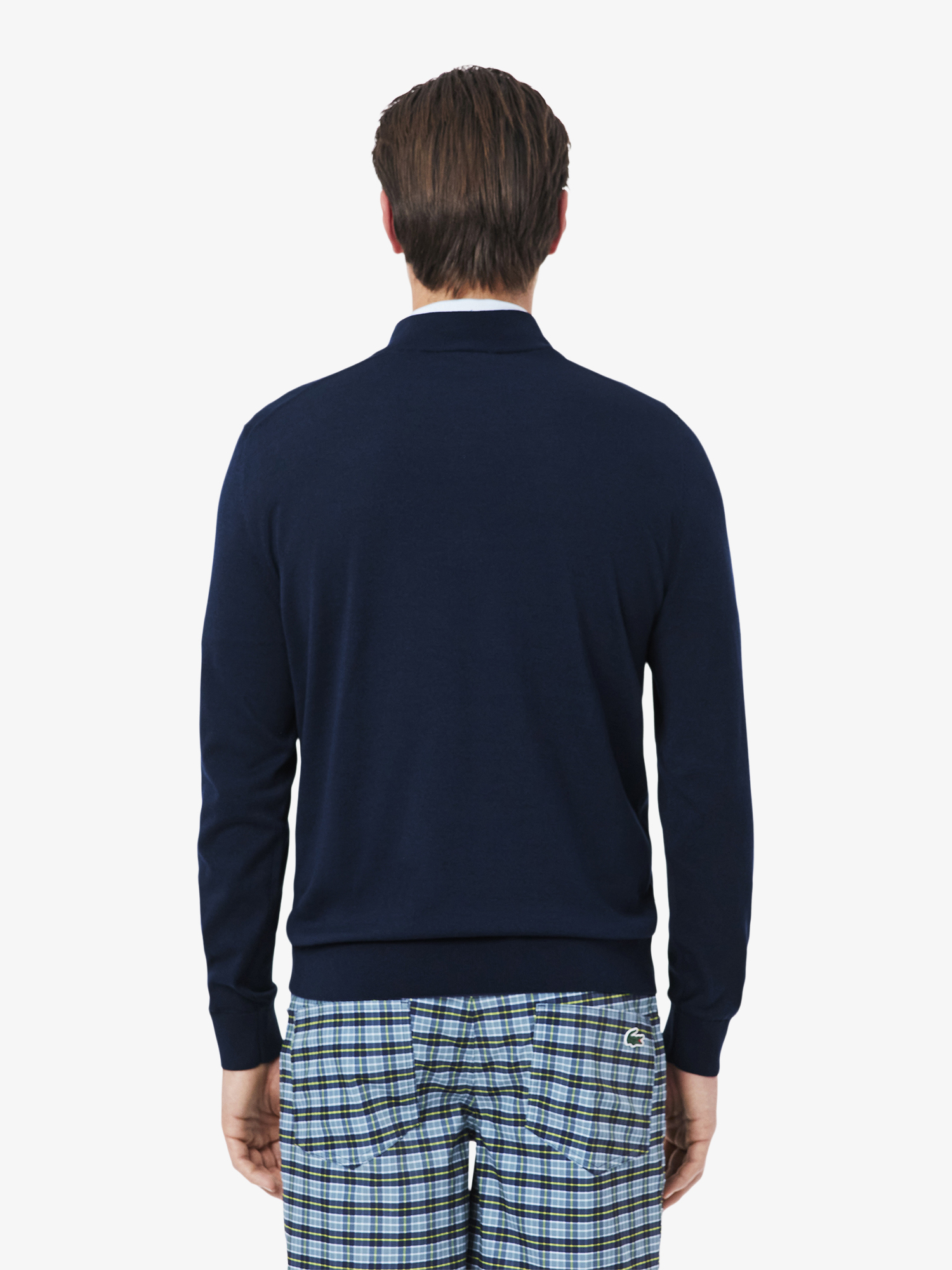 Quarter Zip Heat Regulating Golf Sweater Navy Blue | Lacoste Australia