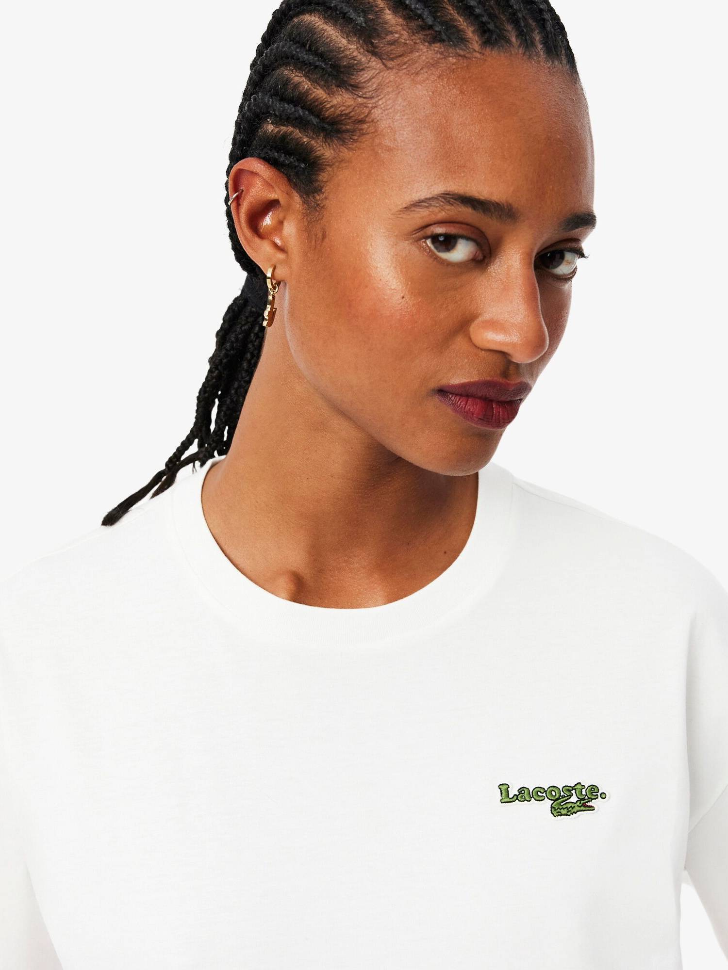 Lacoste Casual Cotton Jersey T-shirt White | Lacoste Australia