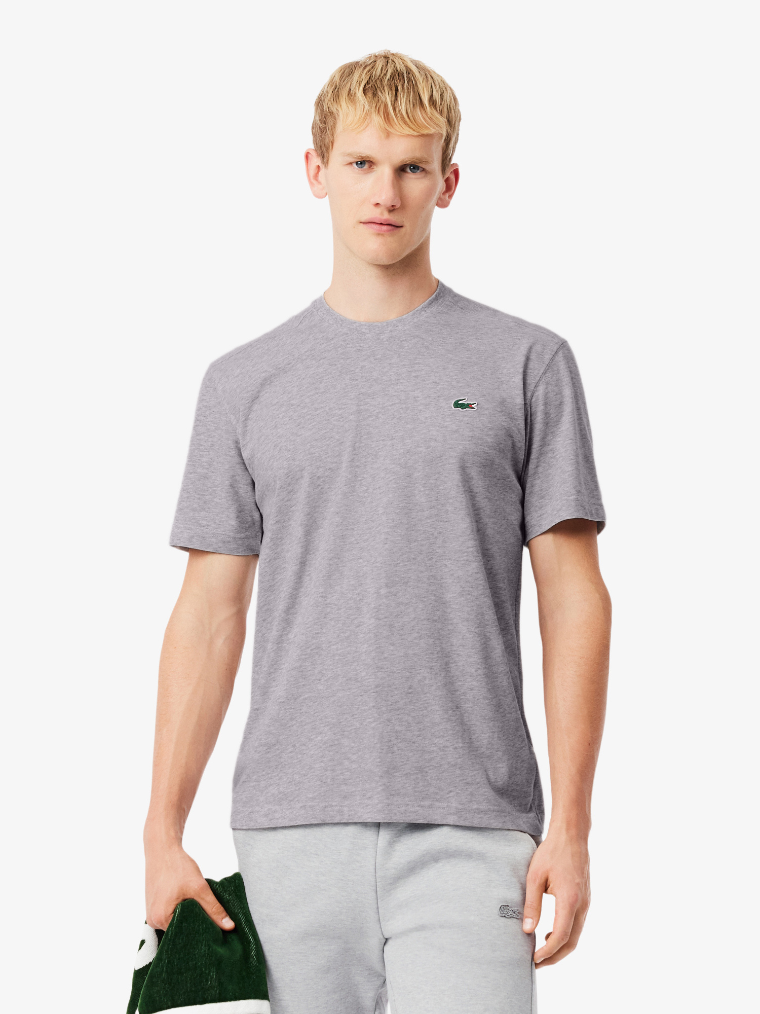 Ultra Dry Cotton Sport T-shirt Grey | Lacoste Australia