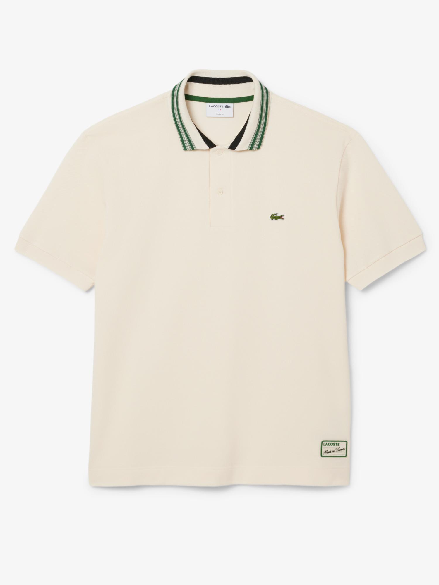 French Made Classic Fit Stripe Collar Polo Shirt Lapland | Lacoste