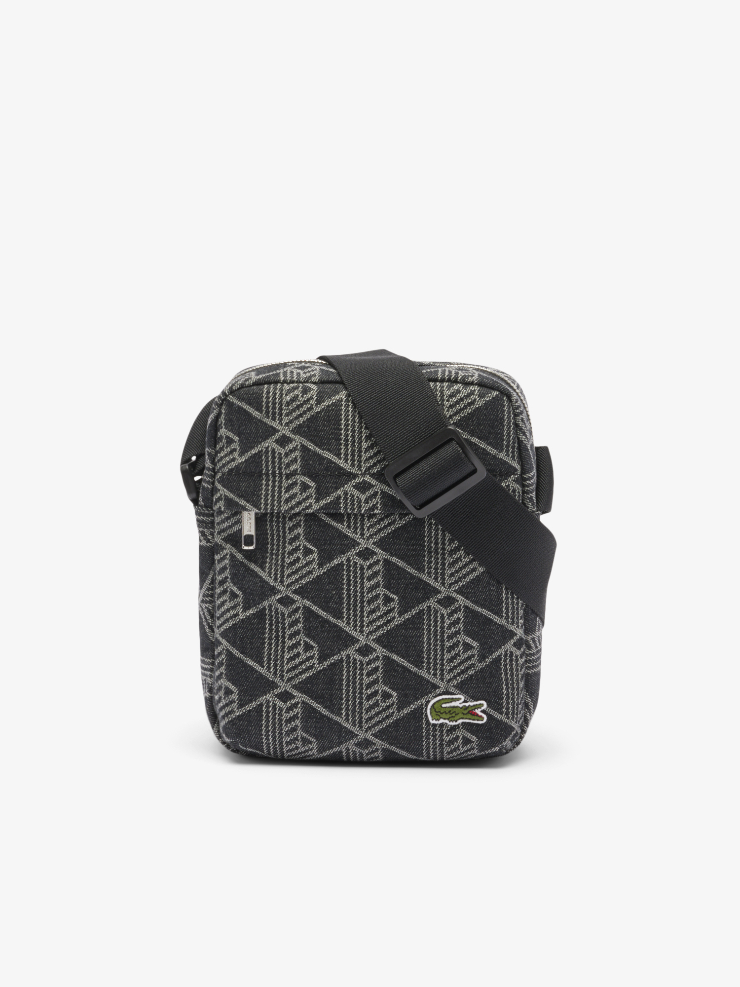 Lacoste Neocroc Jacquard Motif Vertical Satchel Noir | Lacoste