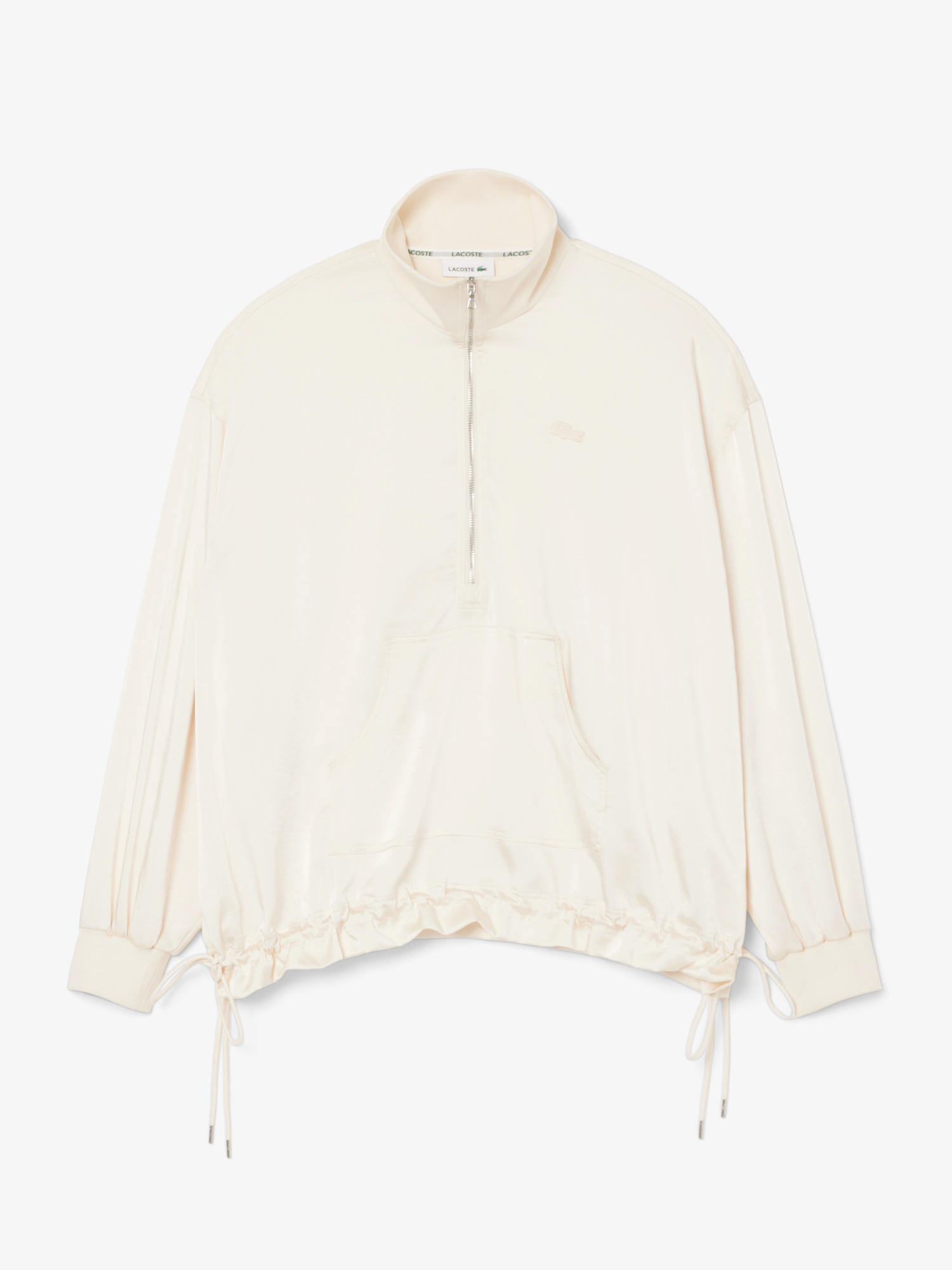 Lacoste High Zipped Neck Oversized Popover Jacket Lapland