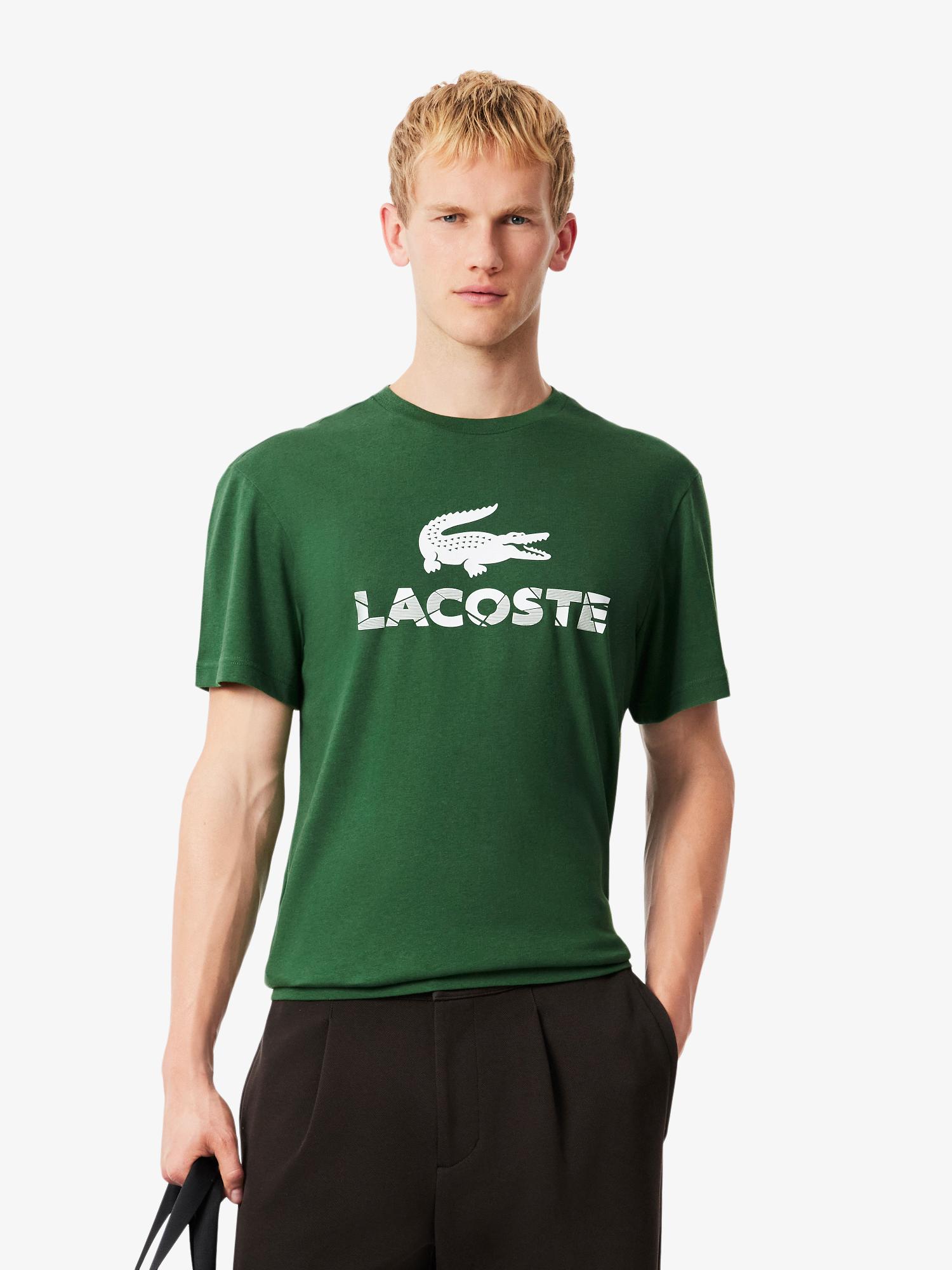 Printed Jersey T-shirt Green | Lacoste Australia