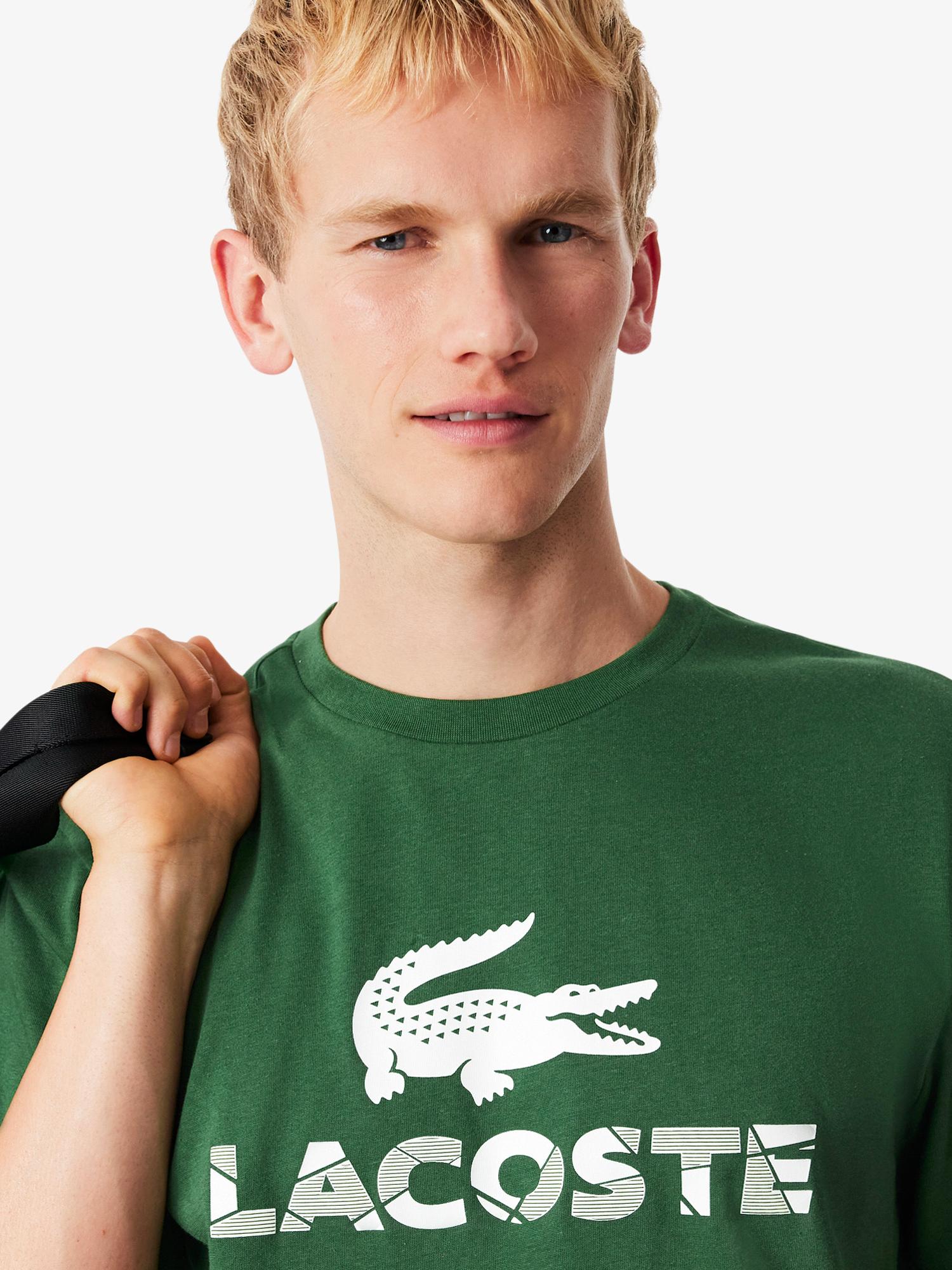 Printed Jersey T-shirt Green | Lacoste Australia