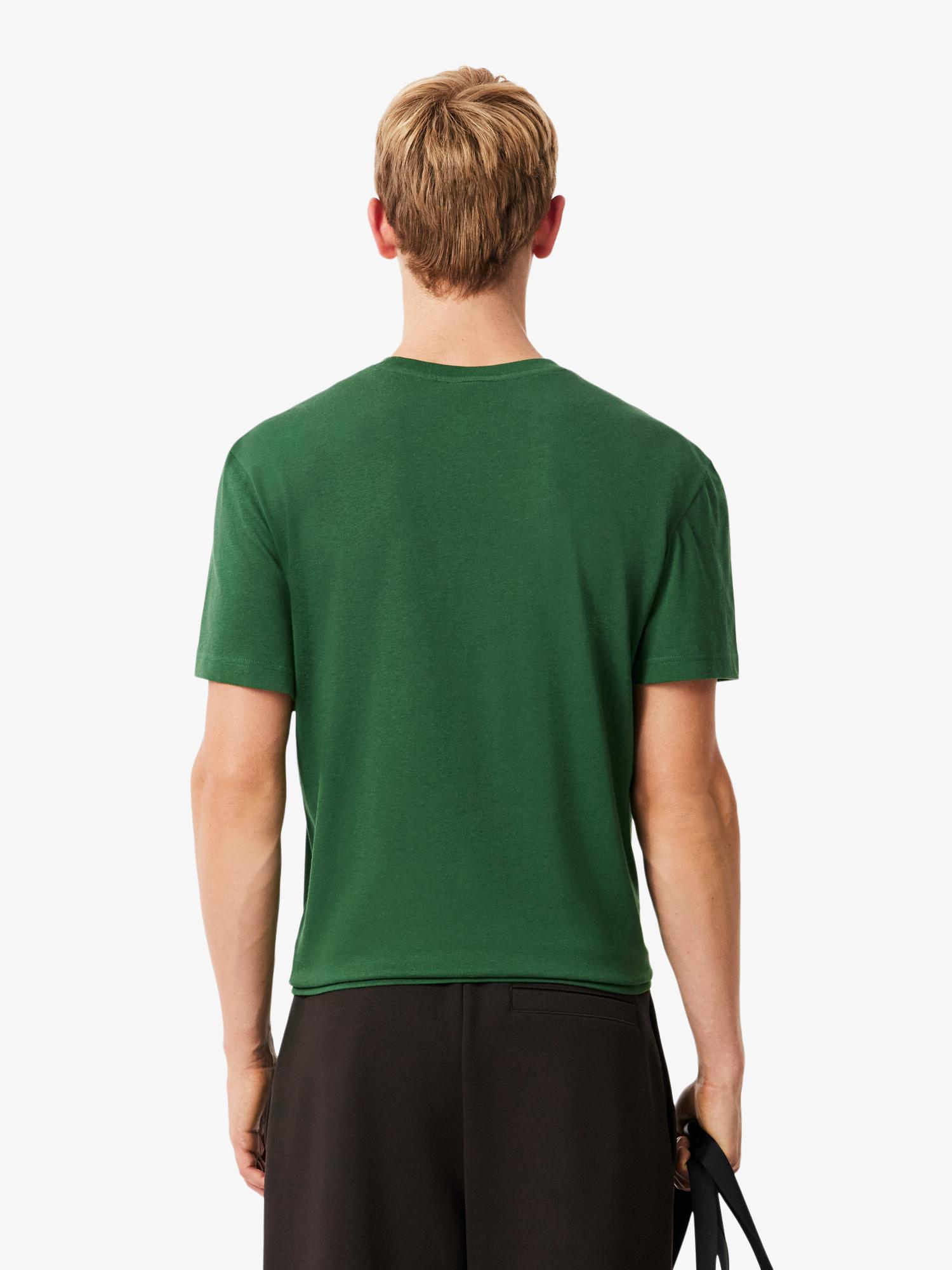 Printed Jersey T-shirt Green | Lacoste Australia