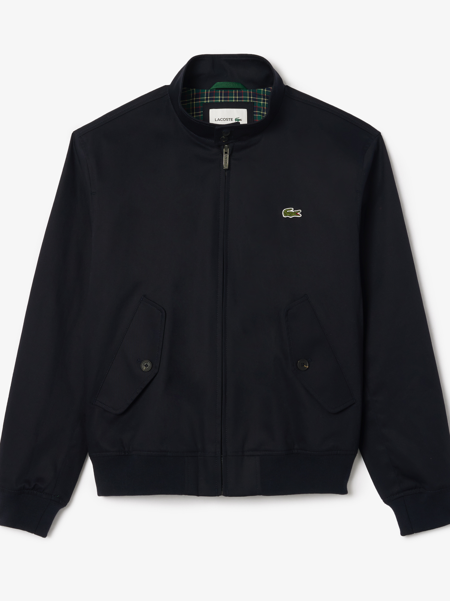 Water-Repellent Twill Harrington Jacket Abysm | Lacoste Australia
