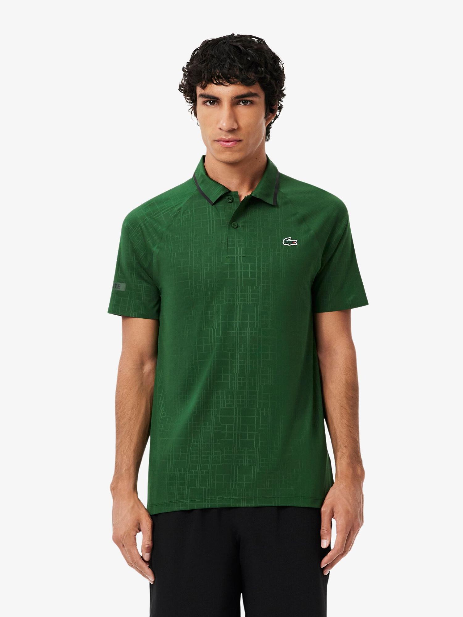 LACOSTE Golficickers Polo shirt グリーン LACOSTE Golficickers Polo shirt グリーン GO/LOOK!（ゴルック