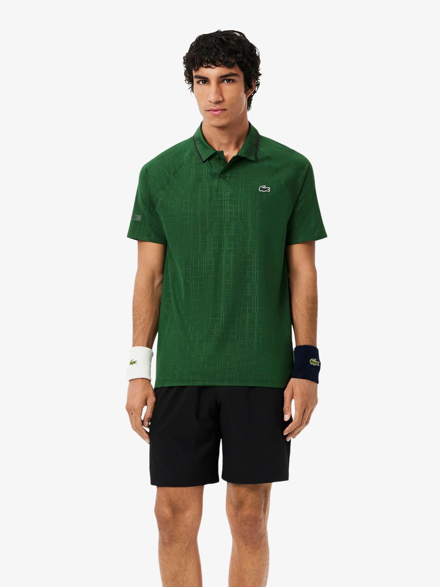 Lacoste Tennis x Novak Djokovic On Court Polo Shirt Green