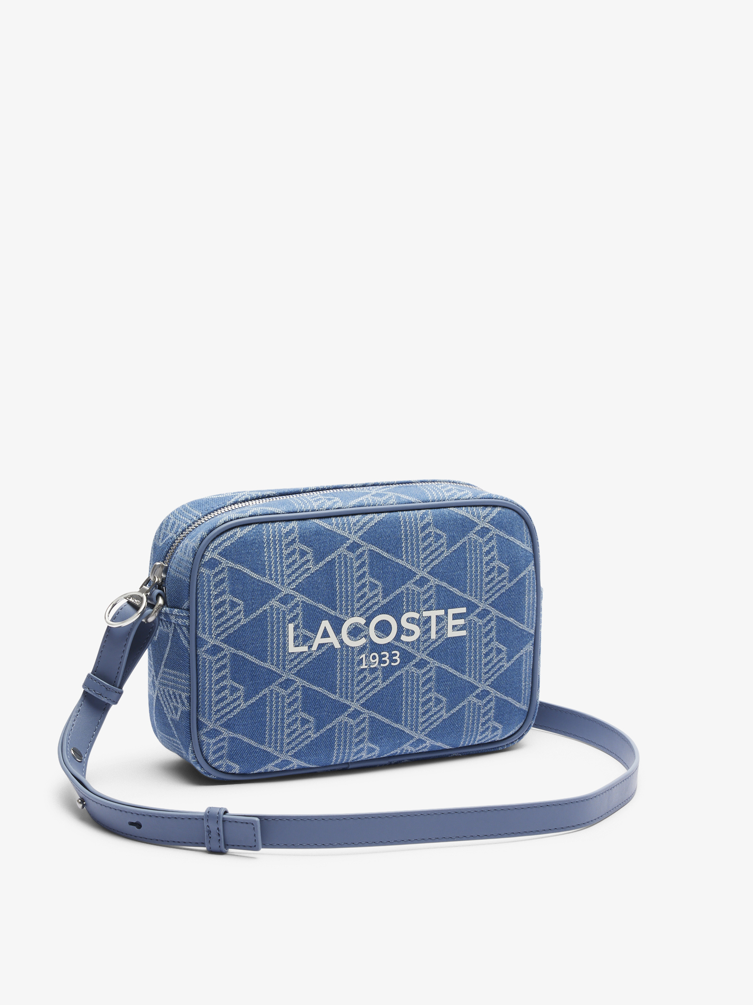 Heritage Jacquard Shoulder Bag Denim | Lacoste Australia