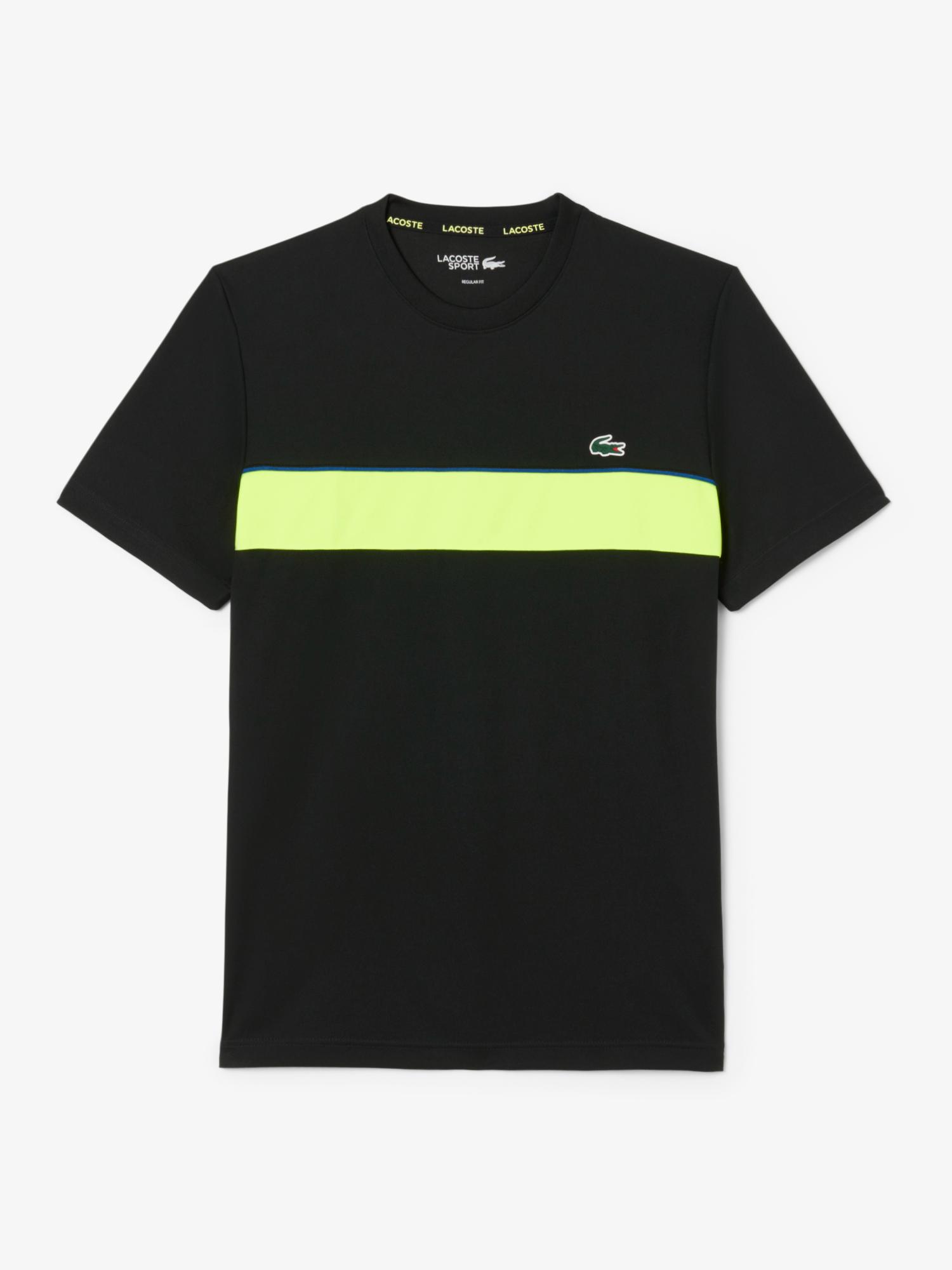 Ultra Dry Printed Tennis T-shirt Navy Blue/Flour | Lacoste Australia
